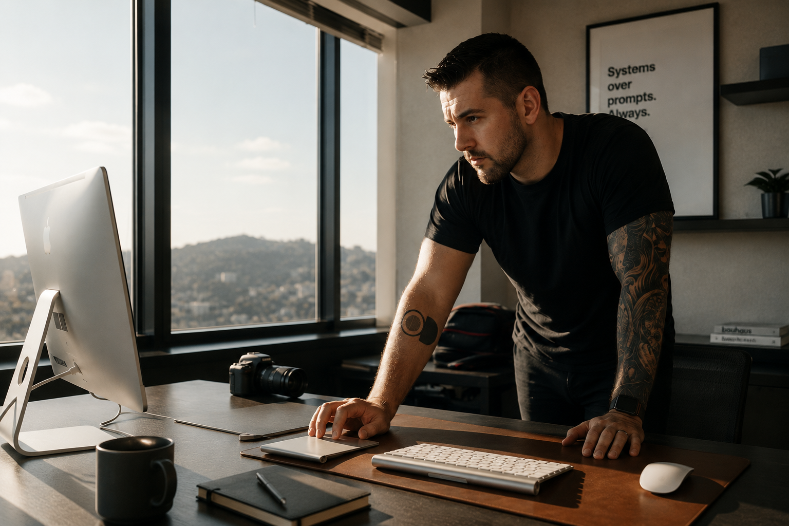 Fundador trabalhando em um ativo próprio da TheNeil